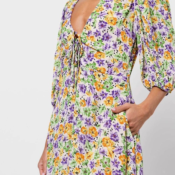 NICHOLAS DANIELLE DRESS - WHISTLEDOWN FLORAL - Picture 9 of 13
